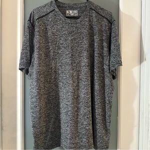 New Balance Dry Heathered Gray Short Sleeve Tee